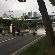 Le 3 juin, dans la soirée, c'est le nord-ouest de Paris qui est touché, notamment dans les villes de Levallois-Perret et de Neuilly-sur-Seine.