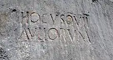 Inscriptions gallo-romaines des lances de Malissard