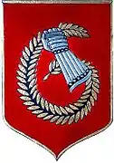 Insigne d'épaule droite de la 6e brigade légère blindée.