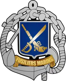 Insigne de béret des fusiliers marins