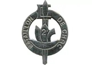 Insigne du2e bataillon de choc.