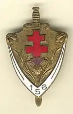 Insigne du 156e RIF.