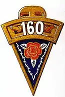 Insigne du 160e RIF.