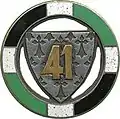 Insigne régimentaire du 41e régiment d’infanterie (1936 - 1940)