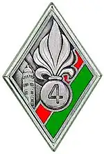 Emblème du 4e régiment étranger, (1937).