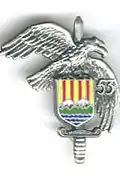 Insigne réglementaire du 53e Régiment d'Infanterie