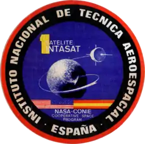 Description de l'image Insignia INTA Intasat1.png.