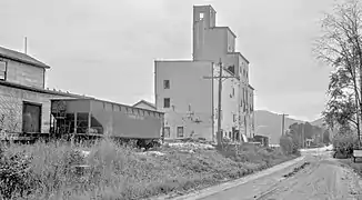 Installations de la mine à la veille de leur démolition, en 1948.