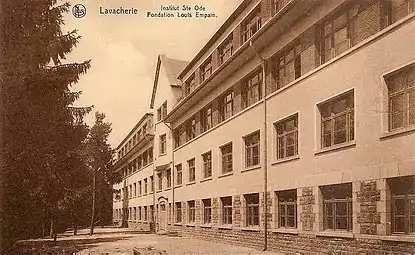 L'institut de la fondation Louis Empain.