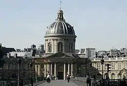 L'Institut de France, siège de l'Académie française qui a couronné M.-M. Dubois.