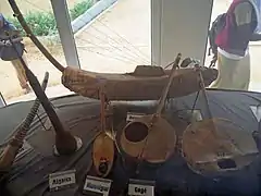 Instruments de musique traditionnelle.