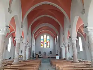 L'intérieur de l'église