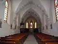 L'intérieur de l'église.