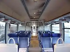 Intérieur 2de classe d'un B 81500.