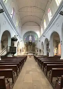 Intérieur de l'église de osne le val