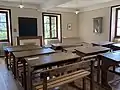 Salle de classe au 1er étage.