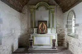 L'intérieur de la chapelle