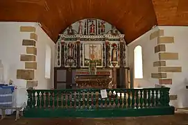 Intérieur de la chapelle de Lochrist.