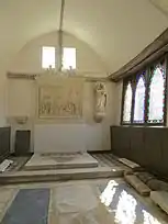  Intérieur de la chapelle dédiée à St Lazare