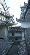 L'intérieur du château de Himeji.