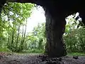 Vue de l'intérieur du grand porche.