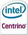 Logo Centrino de 2007 à 2008.