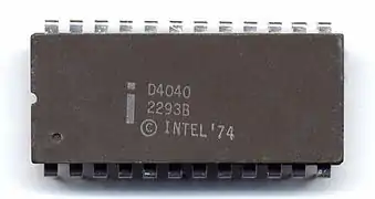 L’Intel 4040 est le successeur de l'Intel 4004. Il fut fabriqué dans les années 1970.