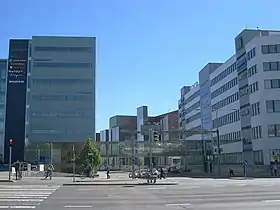 Des bâtiments du parc, de gauche à droite: Intelligate, ICT et Euro City.