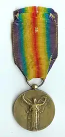 Médaille de la victoire.