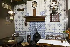 Intérieur d'un bistro à Sneek, en Frise