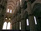 Intérieur de la nef de l’ancienne cathédrale de Cambrai reconstituée.