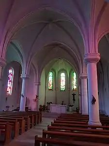 Intérieur de l'église.