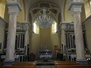 Intérieur de l'église.