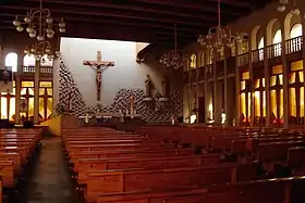 Intérieur de la cathédrale de Temuco.