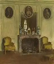 Intérieur due Château du Breau.