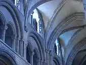 Intérieur de la cathédrale de Durham.