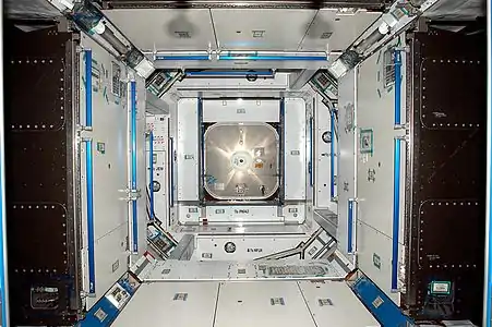 L'intérieur du module Harmony.