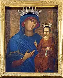 Icône byzantine : La Vierge de la Paix