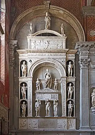 Monument du doge Pietro Mocenigo,  Basilique San Zanipolo.