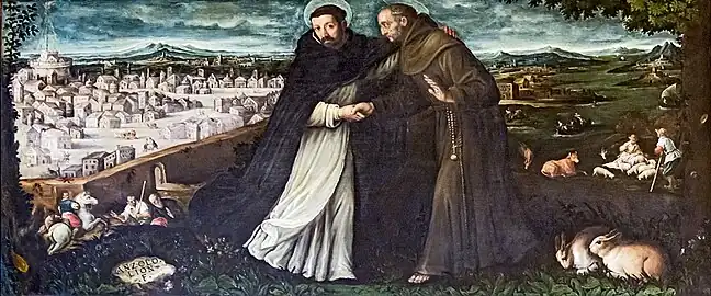 Saint Dominique et Saint François par Angelo Lion