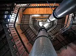 Escalier intérieur du château d'eau de High Bridge