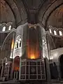 Intérieur de l'église Saint-Sava de Belgrade clairement inspiré du registre byzantin