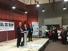 Intervention de Jean-Pierre de Kerraoul à l'occasion des 150 du Journal de Ham, le 17 septembre 2016, à la médiathèque du Pays Hamois, à Ham (Somme)