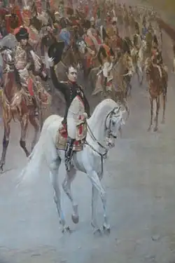 Entrée Napoléon dans Paris.