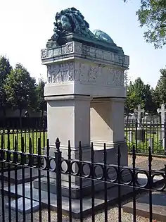 Tombeau du général von Schanhorst (1822), Paris, cimetière des Invalides.