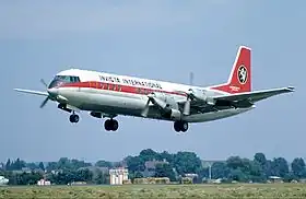 G-AXOP, l'avion impliqué dans l'accident, ici à l'aéroport de Londres Southend en juillet 1971.