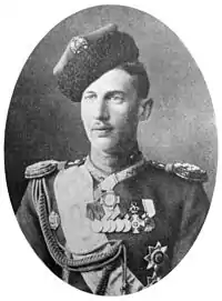 Le prince Ioann Constantinovitch de Russie (32 ans).