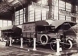 camion Berliet présenté lors de la première exposition automobile hongroise, 1925.