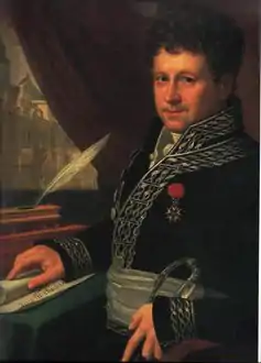 Portrait du maire Irénée Ruinart de Brimont.