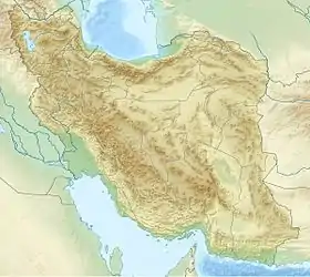 voir sur la carte d’Iran
